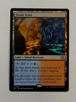 Steam Vents 267 Rare Lorwyn Eclipsed Magic: The Gathering Near Mint - Image 1