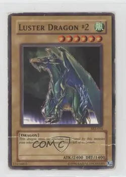 Luster Dragon #2 Unlimited YuGiOh Starter Deck Kaiba Evolution #SKE-014 READ - Image 1