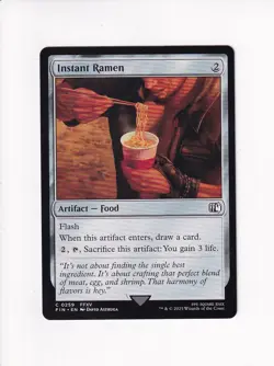 MAGIC THE GATHERING MTG FINAL FANTASY INSTANT RAMEN (#1) (X) - Image 1