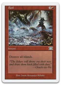 Boil #169 (NM) Classic Sixth Edition 6ED Magic MTG - Image 1