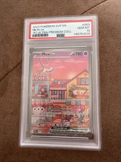 Pokemon Mew EX Black Star Promos TCG SVP053 PSA 10 Gem Mint English - Image 1