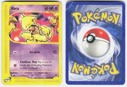 Abra 93/165 Common Expedition Base Set Pokemon Heavily Played - Image 1