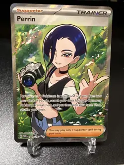 Pokemon Perrin 209/167 Sv06 Twilight Masquerade Ultra Rare Full Art Holo English - Image 1