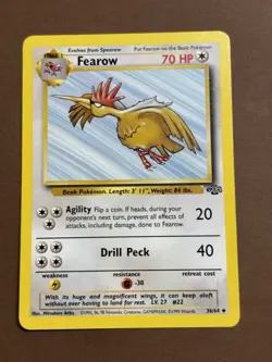 FEAROW 36/64 UNCOMMON JUNGLE POKEMON MP - Image 1
