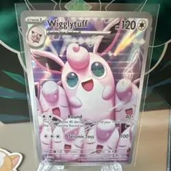 The Pokemon Company Wigglytuff 105/094 Phantasmal Flames Illustration Rare Holo… - Image 1