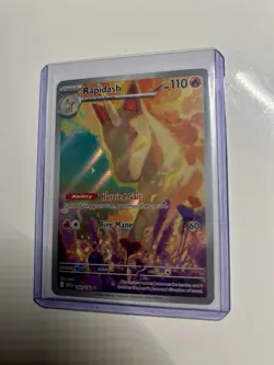 Rapidash Illustration Rare SV10: Destined Rivals 189/182 NM Pokemon - PSA 👀 - Image 1