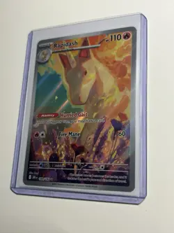 Rapidash Illustration Rare SV10: Destined Rivals 189/182 NM Pokemon - PSA 👀 - Image 2