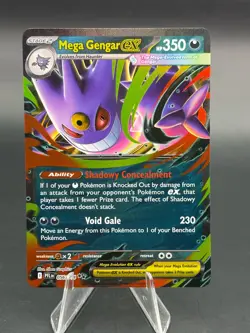 Mega Gengar ex Phantasmal Flames Holo Pokemon TCG 056/094 Ultra Rare - Image 1