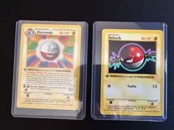 1999 Pokemon Base Set Electrode 21/102 Voltorb 67/102 Unlimited WOTC Lot - Image 1
