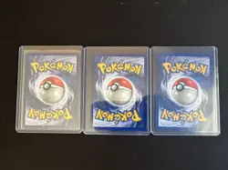 1999 Pokemon Base Set Beedrill 17 Kakuna 33 Weedle 69/102 Lot WOTC - Image 2