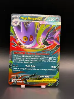 Mega Gengar EX #056/094 Pokemon 2025 Phantasmal Flames NM Holo - Image 1