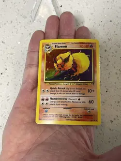Pokemon TCG Legendary Collection Flareon 10/110 Holo Rare 70 HP English LP - Image 4