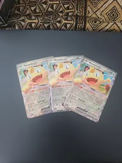 3X Pokemon TCG Perfect Order Meowth EX 062/088 Double Rare Holo 💎 - Image 1