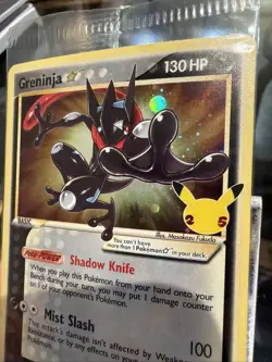 🐸 Pokemon Celebrations Greninja Gold Star SWSH144 Black Star Promo - Sealed C - Image 3