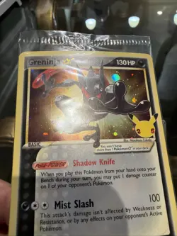 🐸 Pokemon Celebrations Greninja Gold Star SWSH144 Black Star Promo - Sealed C - Image 5