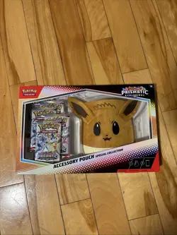 Pokemon Prismatic Evolutions Accessory Pouch Special Collection Eevee New Sealed - Image 1