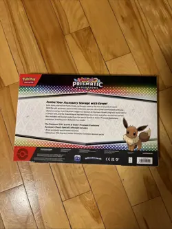 Pokemon Prismatic Evolutions Accessory Pouch Special Collection Eevee New Sealed - Image 2
