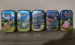 Pokemon TCG Ascended Heroes 5 Mini Tins Sealed Full Art Set - Image 2