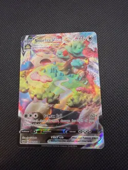 Pokemon TCG Snorlax VMAX Swsh01 Sword & Shield Holo 142/202 340 HP English - Image 3