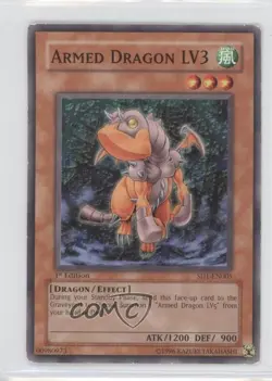 Armed Dragon LV3 1st Ed. YuGiOh 's Roar Structure Deck #SD1-EN005 2005 READ - Image 1