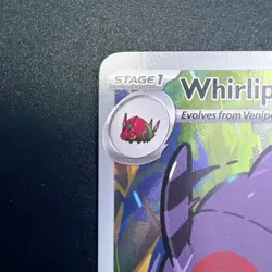 Pokemon TCG Whirlipede 133/086 Illustration Rare Holo Scarlet Violet Black Bolt - Image 4