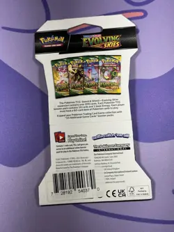 Pokemon TCG Evolving Skies Sealed Sleeved Booster Pack Duraludon Art - Image 2