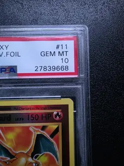 2016 POKEMON XY EVOLUTIONS #11 CHARIZARD-REVERSE FOIL PSA 10 - Image 3