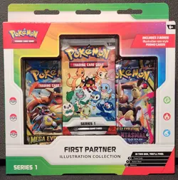 Pokemon TCG First Partner Illustration Collection Series 1 New Sealed - Image 1