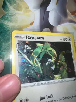 Pokemon TCG Rayquaza - SWSH029 Sword & Shield Black Star Promo NM DOUBLE SWIRL - Image 2