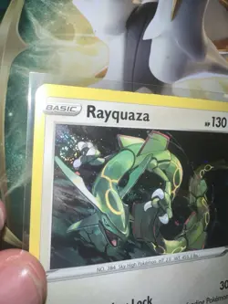Pokemon TCG Rayquaza - SWSH029 Sword & Shield Black Star Promo NM DOUBLE SWIRL - Image 3