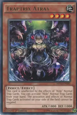 Yugioh Traptrix Atrax MP14-EN085 Rare 1st NM x3 Play set - Image 1