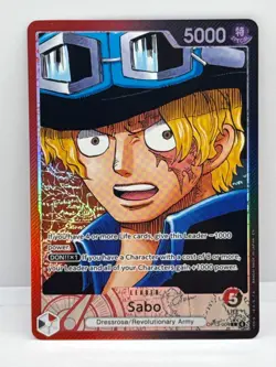 One Piece Carrying On His Will - SABO Alt Art Leader OP13-004 ENGLISH - Image 1