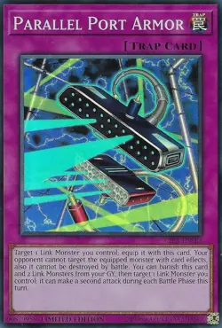 CIBR-ENSE4 Parallel Port Armor Super Rare Limited Edition Near Mint YuGiOh TCG - Image 1