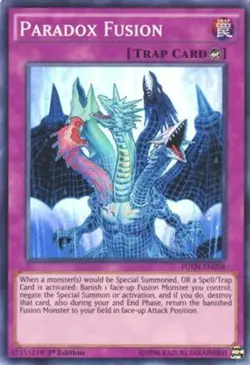 FUEN-EN058 Paradox Fusion Super Rare 1st Edition Near Mint YuGiOh TCG - Image 1