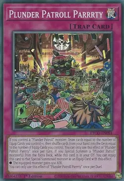 ETCO-EN091 PLUNDER PATROLL PARRRTY SUPER RARE 1ST EDITION NEAR MINT YuGiOh TCG - Image 1