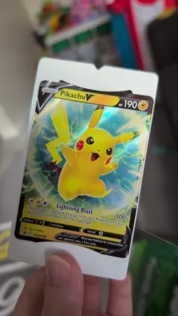Pikachu V SWSH198 SWSH: Sword & Shield Black Star Promo Holo POKEMON CARD TCG NM - Image 2
