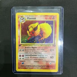Pokemon Cards: Jungle 1st Edition Rare Holo: Flareon 3/64 ITALIAN - Image 1
