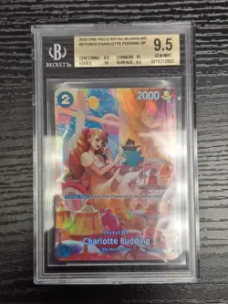 Bandai One Piece Card Game Charlotte Pudding (SP) ST12-012 Royal Blood BGS 9.5 - Image 1