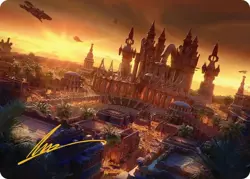 Rabanastre, Royal City Art Card (Gold-Stamped Signature) FINAL FANTASY Art Serie - Image 1