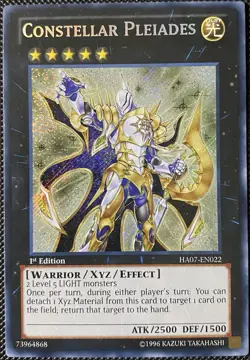 Constellar Pleiades HA07-EN022 Hidden Arsenal 7: Knight of Stars 1st Ed - Yugioh - Image 1