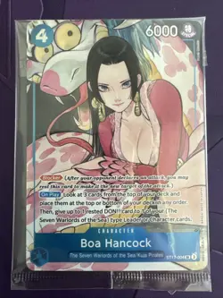One Piece Boa Hancock ST17-004 Special Holo The Seven Warlords Blocker Sealed - Image 1