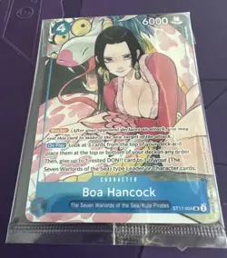 One Piece Boa Hancock ST17-004 Special Holo The Seven Warlords Blocker Sealed - Image 3