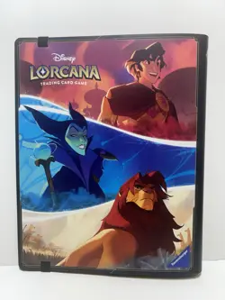 Disney Lorcana Target Exclusive 9-Pocket Binder/Portfolio Holds 252 Cards EMPTY - Image 2