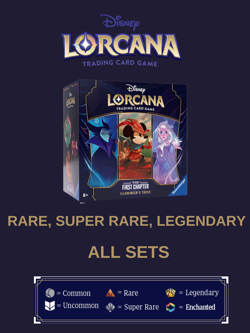 Disney Lorcana Singles - All Chapters - Legendary, Super Rare, Rare - Image 1