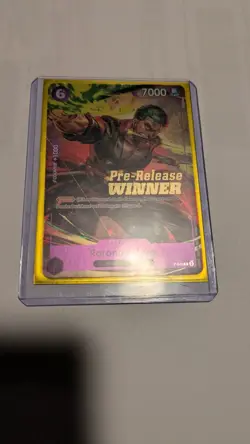 Roronoa Zoro (OP-06 Pre-Release Tournament) [Winner] - One Piece Promotion Cards - Image 3