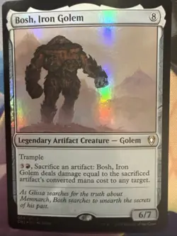 Bosh, Iron Golem FOIL Mirrodin PLD Rare MAGIC THE GATHERING MTG CARD ABUGames - Image 1