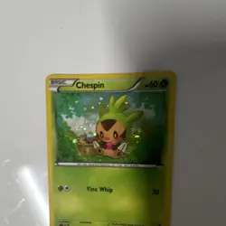 Pokemon TCG Chespin Basic Holo English 60 HP Card - Image 3