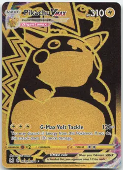 Pikachu VMAX TG29/TG30 SWSH11: Lost Origin Trainer Gallery Pokemon Card - Image 1