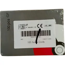 POKEMON Card Sleeves 100 Pcs Standard Size Grey Red Design New - Image 2