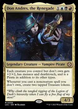 Foil Don Andres, the RenegadeM Commander: The Lost Caverns of Ixalan 6 NM - Image 1